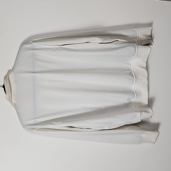 Vintage SEAN JOHN Mens Large Track Jacket Off White Full Zip Long Sleeve - Picture 8 of 8